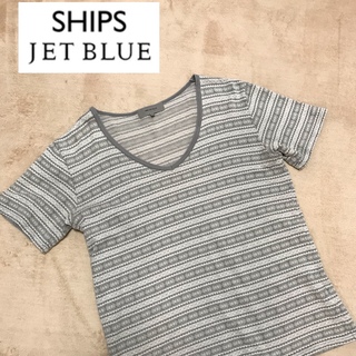 シップスジェットブルー(SHIPS JET BLUE)のシップス ジェット ブルー  半袖  Tシャツ トップス カットソー メンズL(Tシャツ/カットソー(半袖/袖なし))