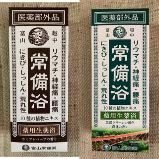 富山常備薬グループ 常備浴(医薬部外品)2本セット(入浴剤/バスソルト)