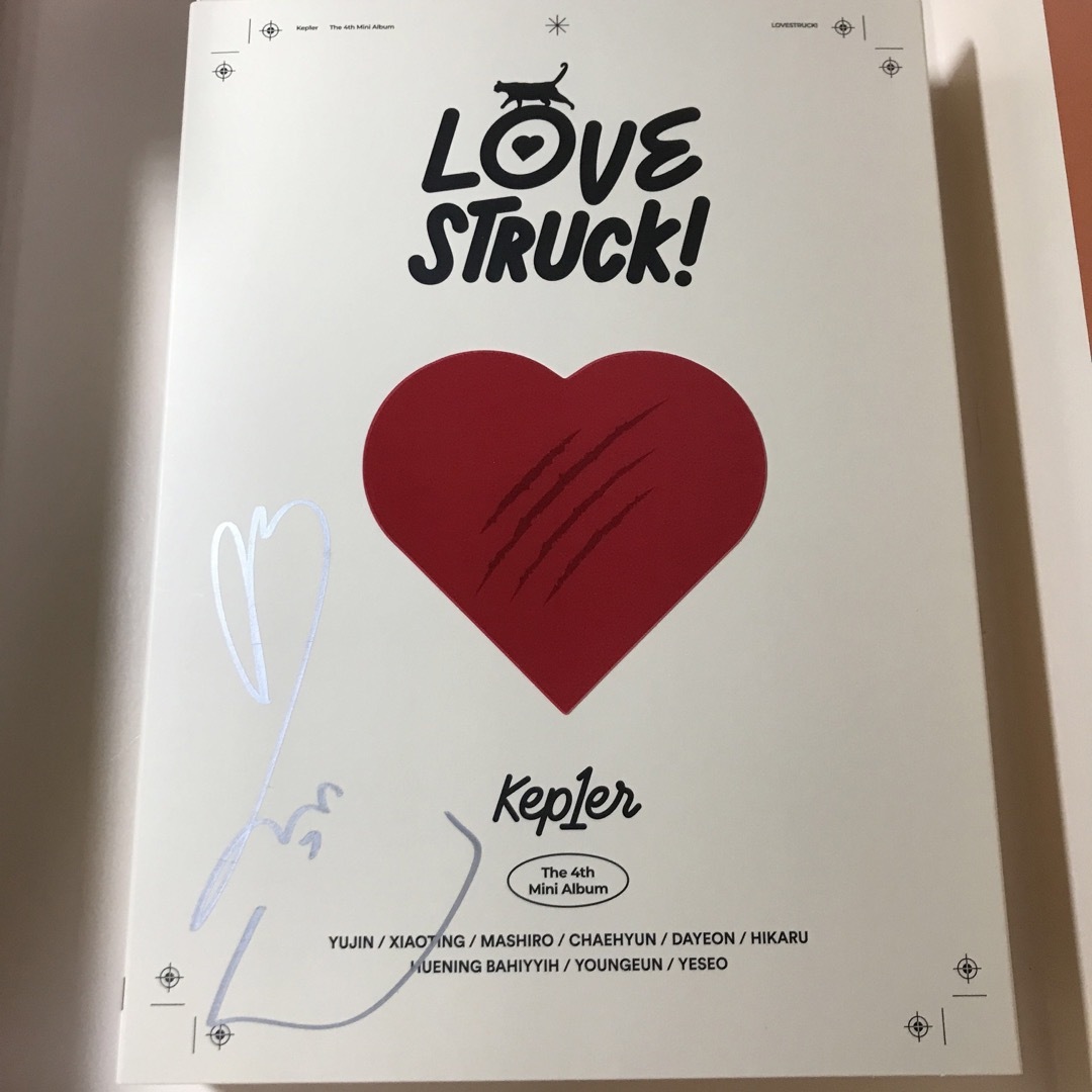 Kep1er LOVESTRUCK! チェヒョン サイン入りの通販 by よう's Kep1er LOVESTRUCK! チェヒョン サイン入りの通販 by よう's