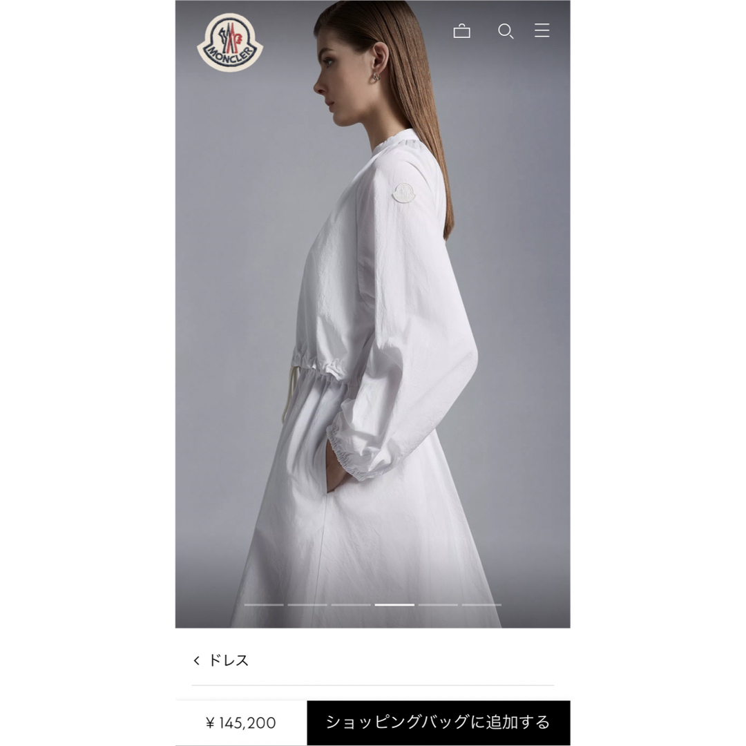 MONCLER - 【最終値下げ】MONCLER♡新作ワンピースの通販 by てぃあら