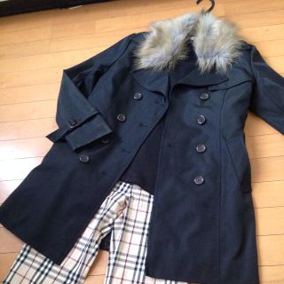 裏地付きトレンチ(トレンチコート)