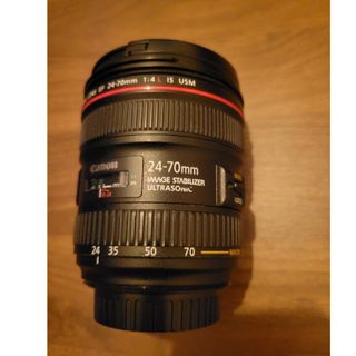 キヤノン(Canon)の☆送料無料☆  Canon EF24-70F4L IS USM レンズ(レンズ(ズーム))