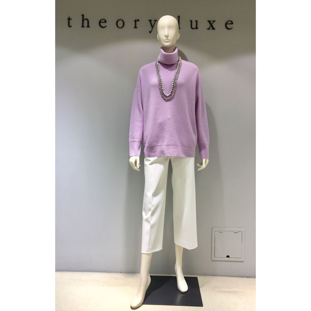 theory luxe LUCENT ストレートワイドクロップドパンツ 19SSクロップドパンツ