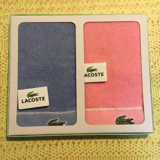 ラコステ(LACOSTE)の★新品★ ラコステ タオルチーフ 2枚セット(ハンカチ)