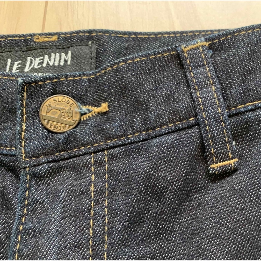 SLOBE IENA(スローブイエナ)の美品★スローブイエナ★LE DENIMテーパードパンツ レディースのパンツ(デニム/ジーンズ)の商品写真