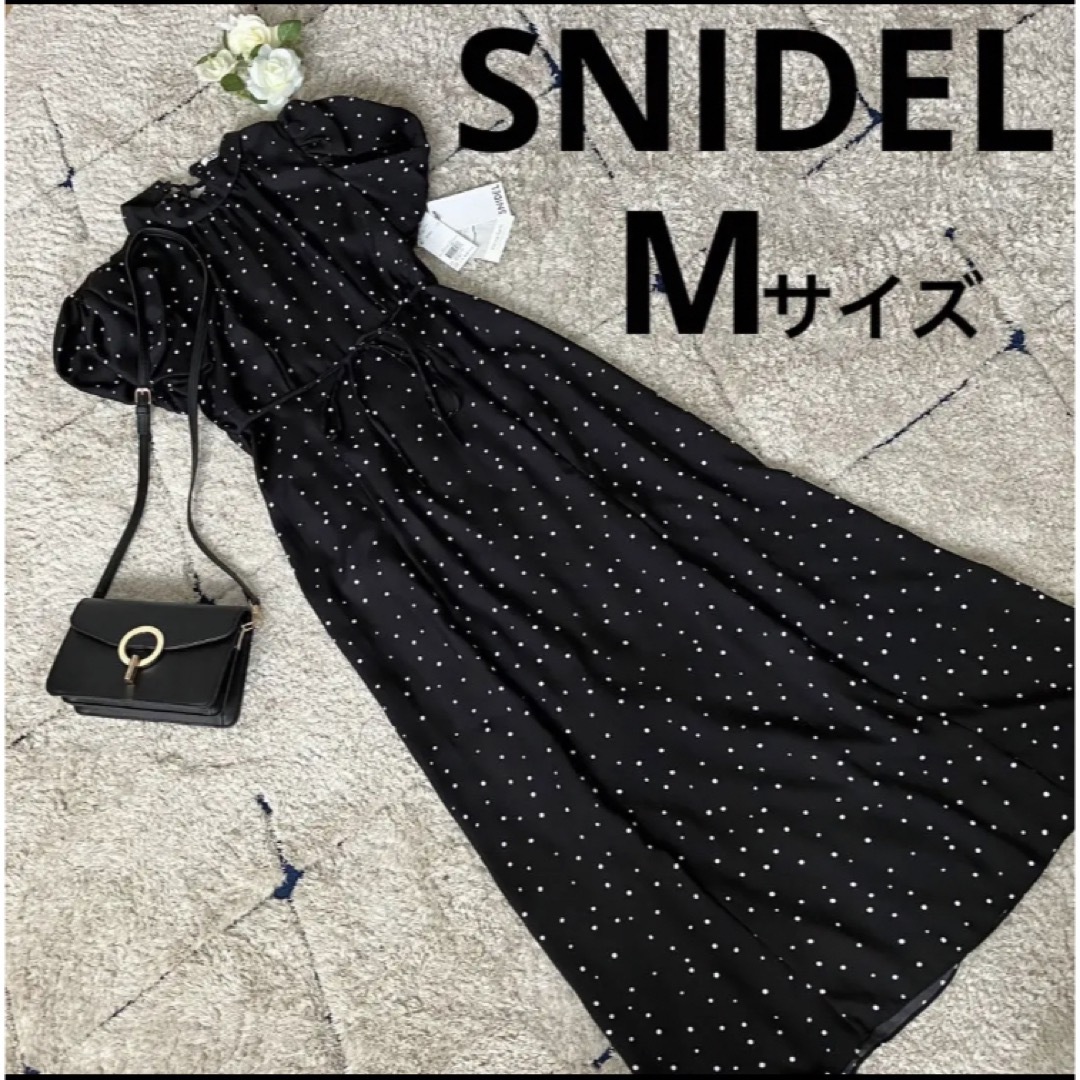 snidel ワンピース ブラック タグ付き