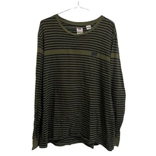 リーバイス(Levi's)のリーバイス / 長袖Tシャツ ボーダー カーキ(Tシャツ/カットソー(七分/長袖))