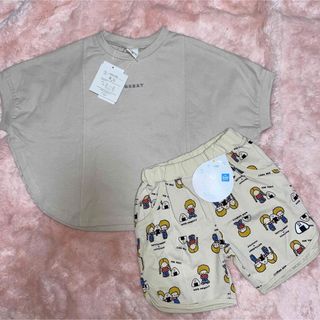 サンリオ(サンリオ)の売り尽くし価格‼️新品サンリオ　Tシャツ　パンツセット　100 値下げしました(Tシャツ/カットソー)