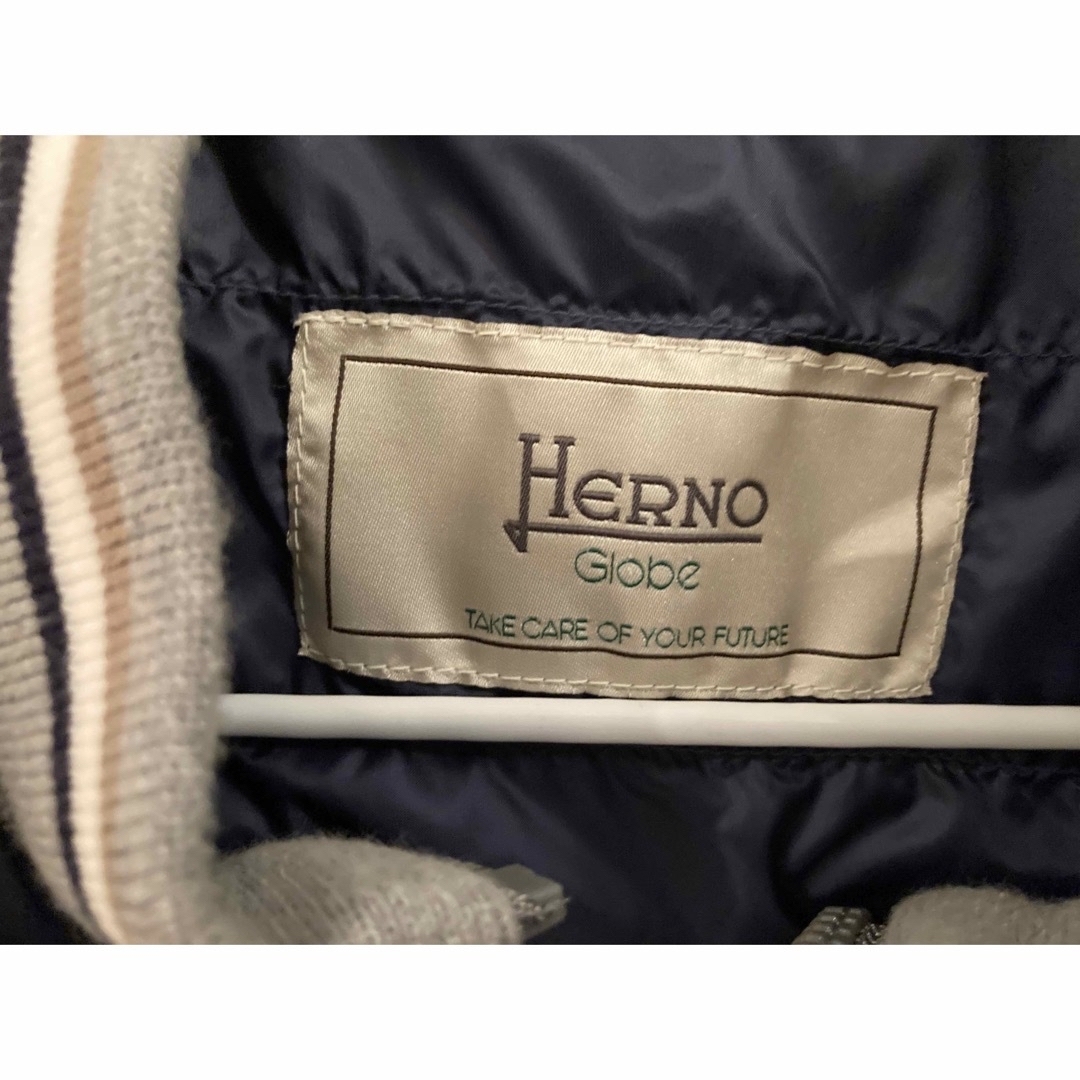 【美品】HERNO ヘルノ ダウンベスト ダークネイビー