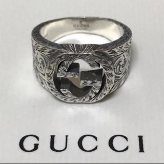 グッチ(Gucci)のGUCCI グッチ　正規品　G シルバー　燻　リング　23号　指輪(リング(指輪))