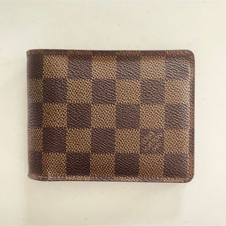 ルイヴィトン(LOUIS VUITTON)のルイヴィトン 二つ折り財布 ポルトフォイユ・ミュルティプル  ダミエ　(折り財布)