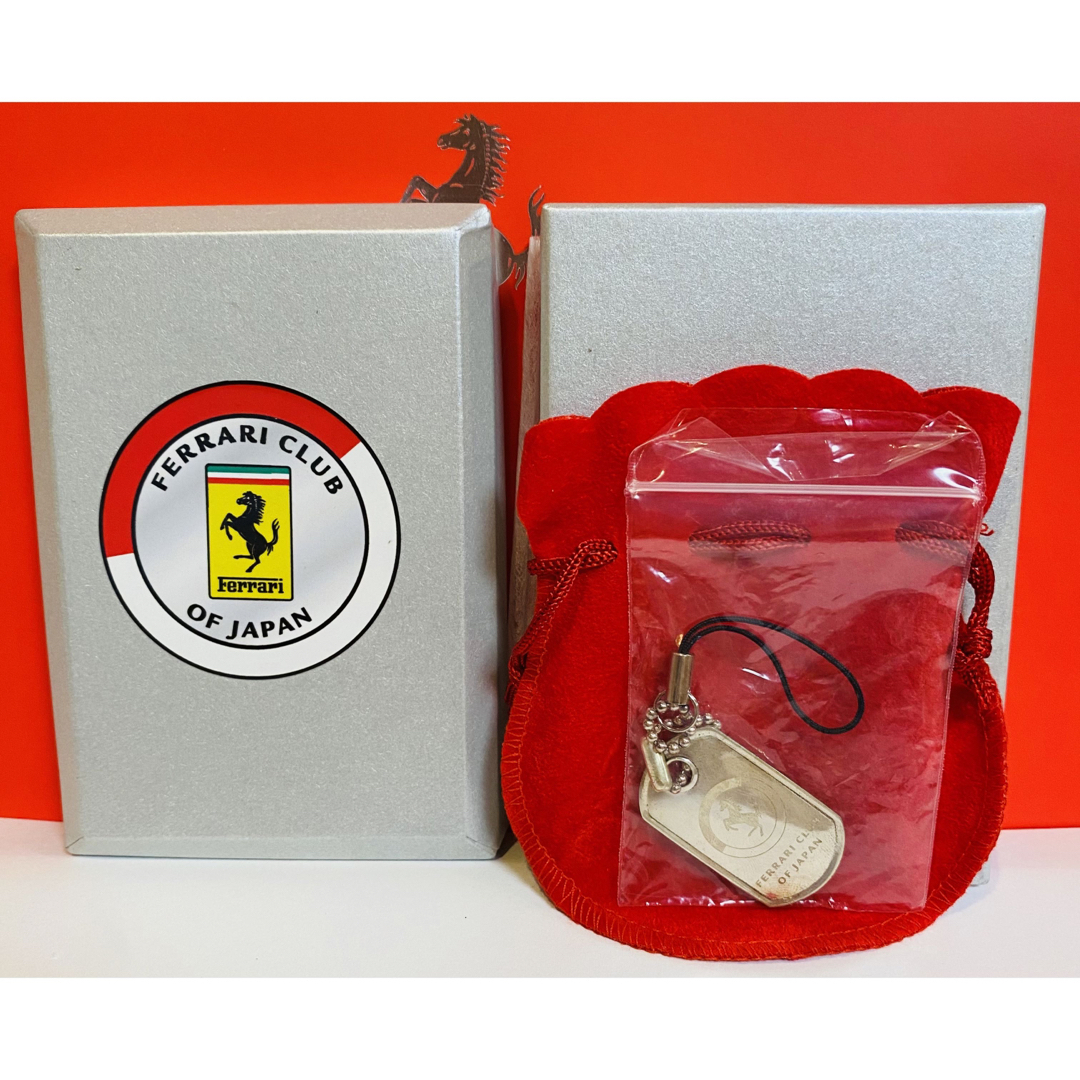 Ferrari(フェラーリ)の期間限定　新品未使用　フェラーリクラブオブジャパン　タグ エンタメ/ホビーのコレクション(ノベルティグッズ)の商品写真