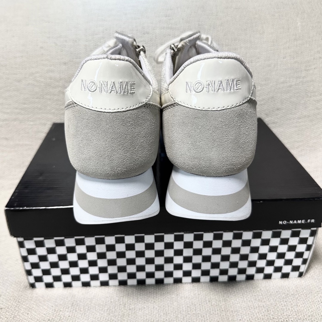 No Name - 新品 ノーネーム サイドジップ パンチングシルバー