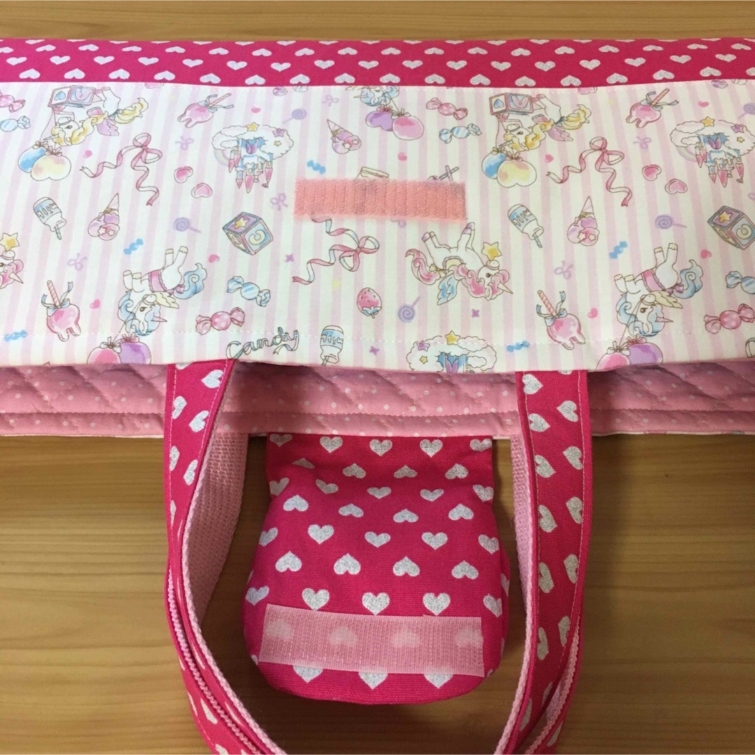 ピアニカバッグ　ピアニカケース　メロディオン　ハンドメイド　happy☆様専用 ハンドメイドのキッズ/ベビー(バッグ/レッスンバッグ)の商品写真