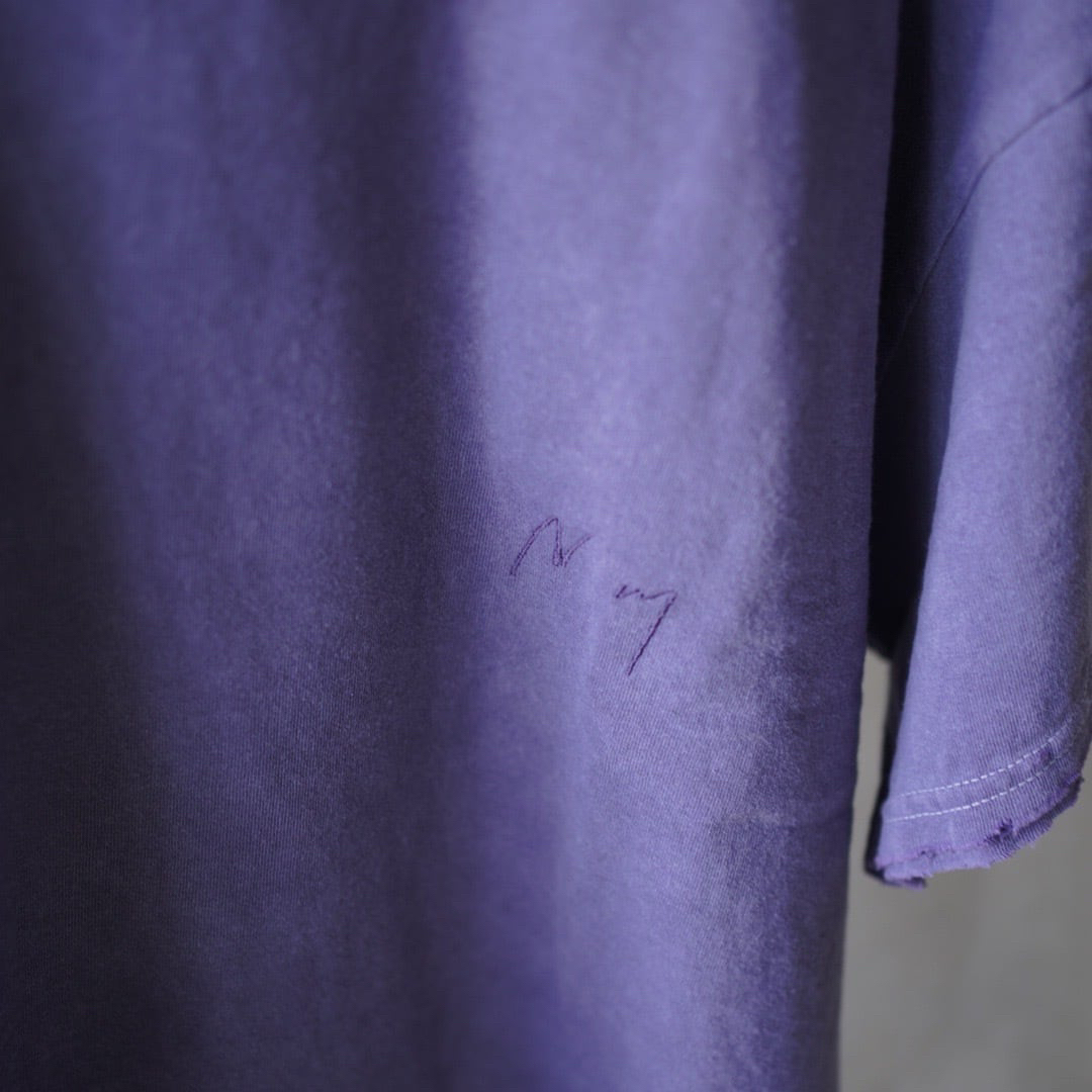 WISM - ANCELLM / アンセルム EMBROIDERY DYED T-SHIRTの通販 by なす