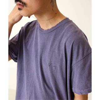 ANCELM EMBROIDERY DAMEGED T-SHIRT