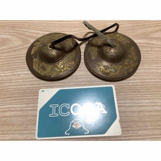 チベット密教 新品 》 最高級 ティンシャ チベタンベル ドラゴン 羯磨杵-