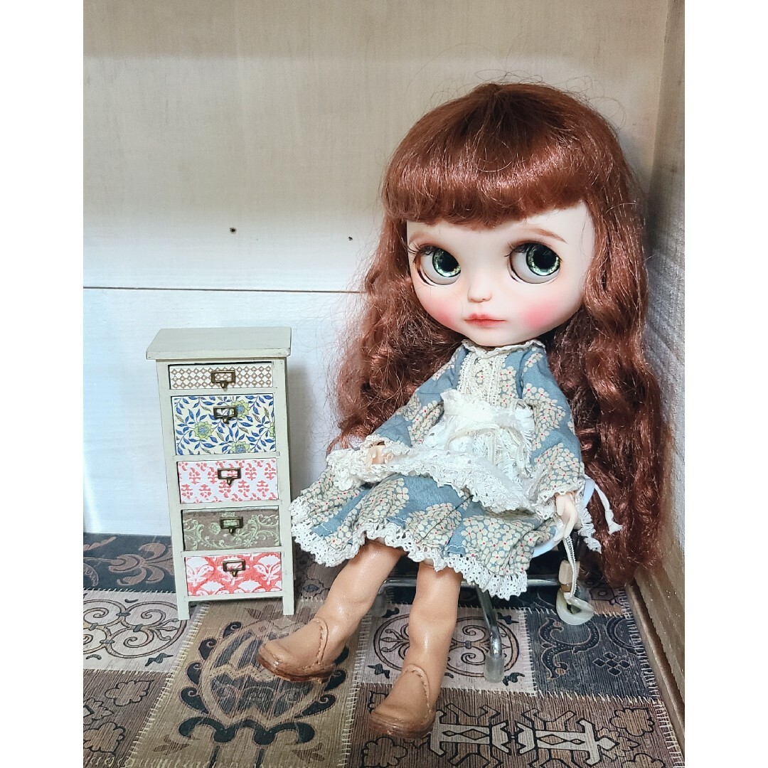 ミニチュアチェスト② (ドール用家具)