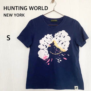 ハンティングワールド(HUNTING WORLD)のHUNTING WORLD ハンティングワールド　ネイビー　Tシャツ(Tシャツ(半袖/袖なし))