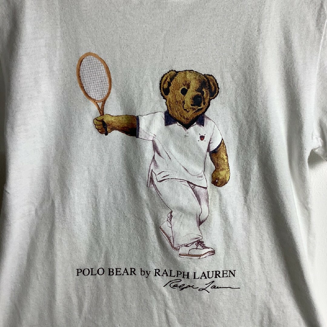 POLO RALPH LAUREN(ポロラルフローレン)のPOLO　RALPH LAUREN　ポロベア　tシャツ　テニス　男女兼用 キッズ/ベビー/マタニティのキッズ服男の子用(90cm~)(Tシャツ/カットソー)の商品写真