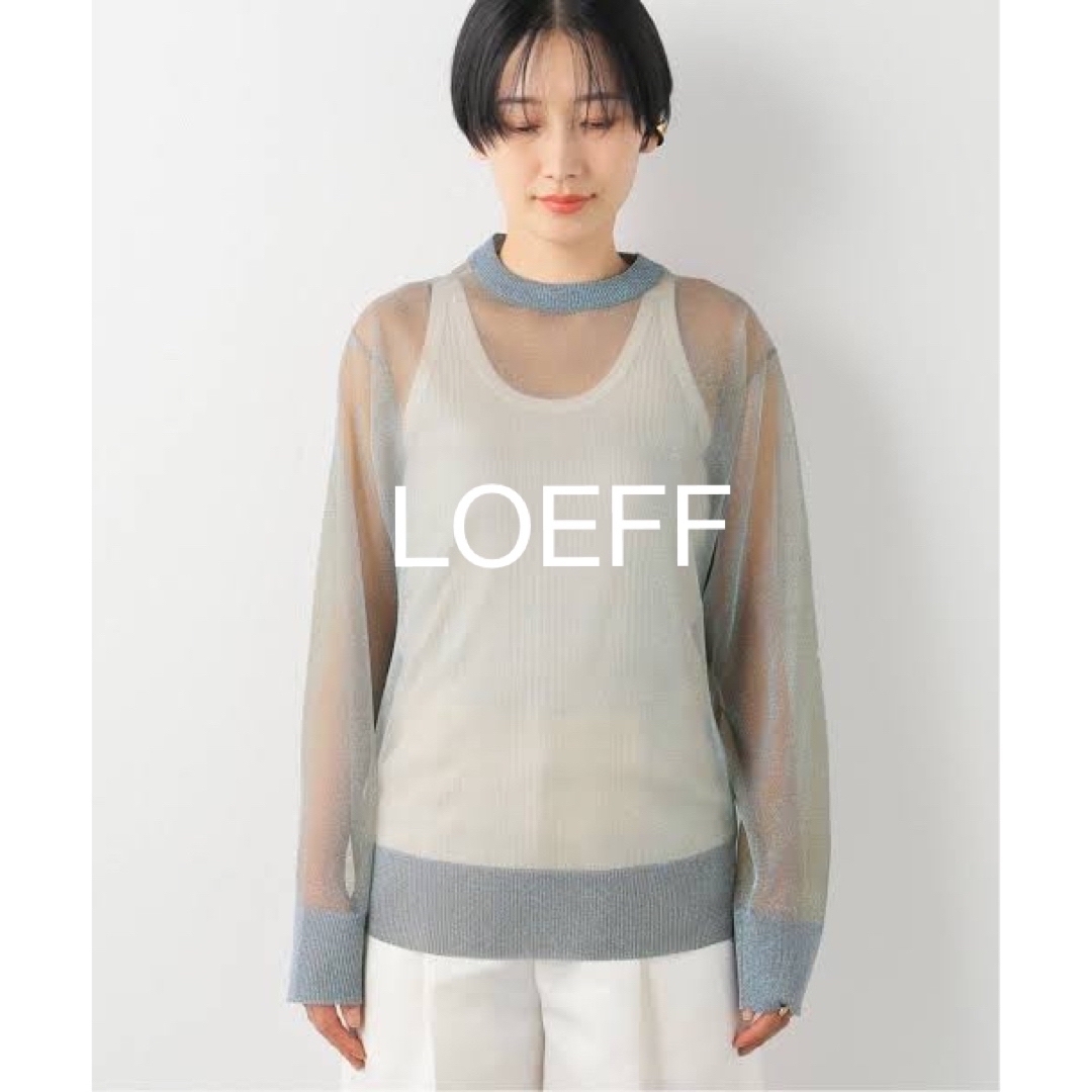 LOEFF｜スパークルシアーニット