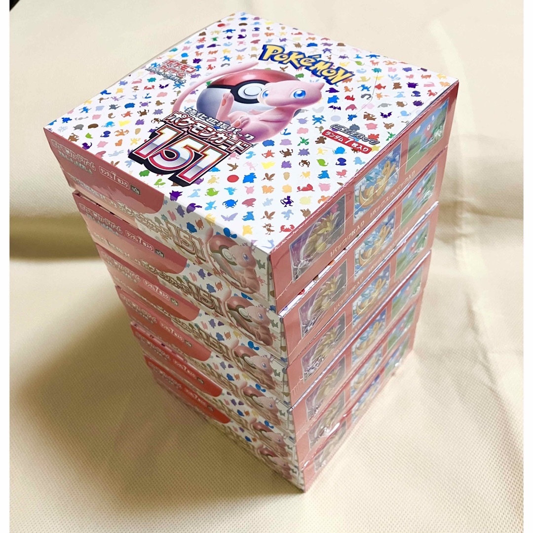 ポケモンカード151 強化拡張パック 6box ボックス 箱 シュリンク付き