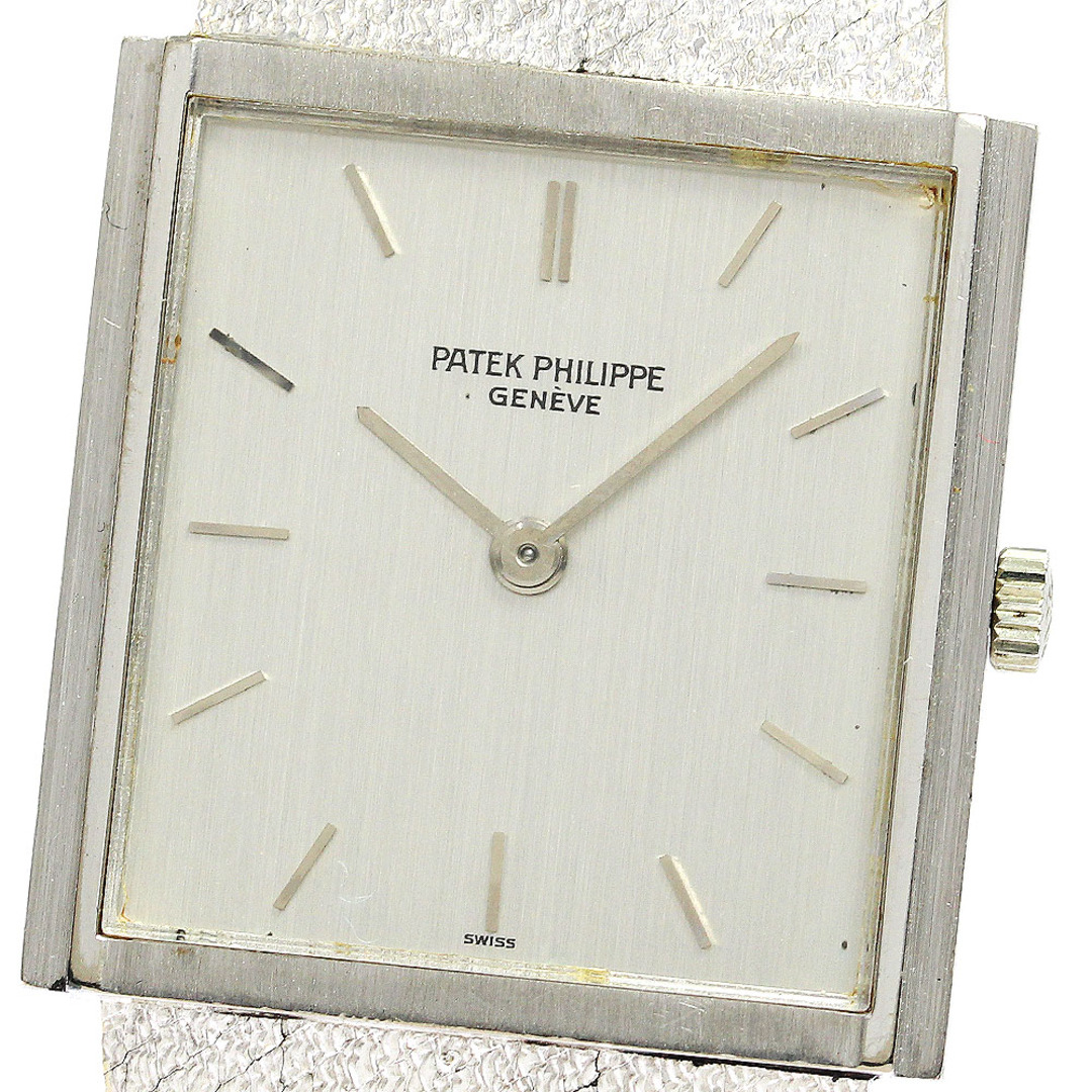 パテックフィリップ PATEK PHILIPPE 3519 ヴィンテージ K18WG スクエア Cal.18 手巻き メンズ _749178