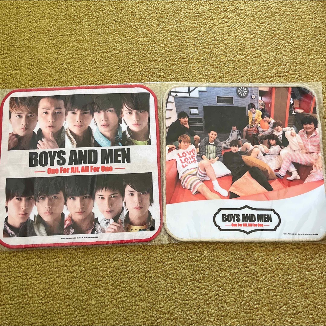 BOYS AND MEN  ハンカチ2枚セット エンタメ/ホビーのタレントグッズ(アイドルグッズ)の商品写真