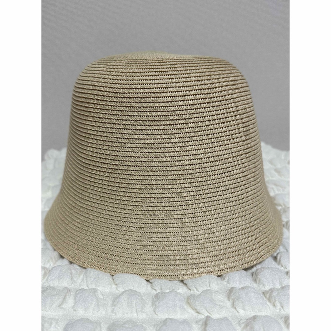 Rirandture(リランドチュール)のリランドチュール ノベルティ 雑材バケットハット 新品 未使用 レディースの帽子(麦わら帽子/ストローハット)の商品写真