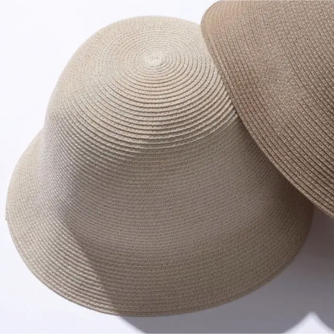 Rirandture(リランドチュール)のリランドチュール ノベルティ 雑材バケットハット 新品 未使用 レディースの帽子(麦わら帽子/ストローハット)の商品写真