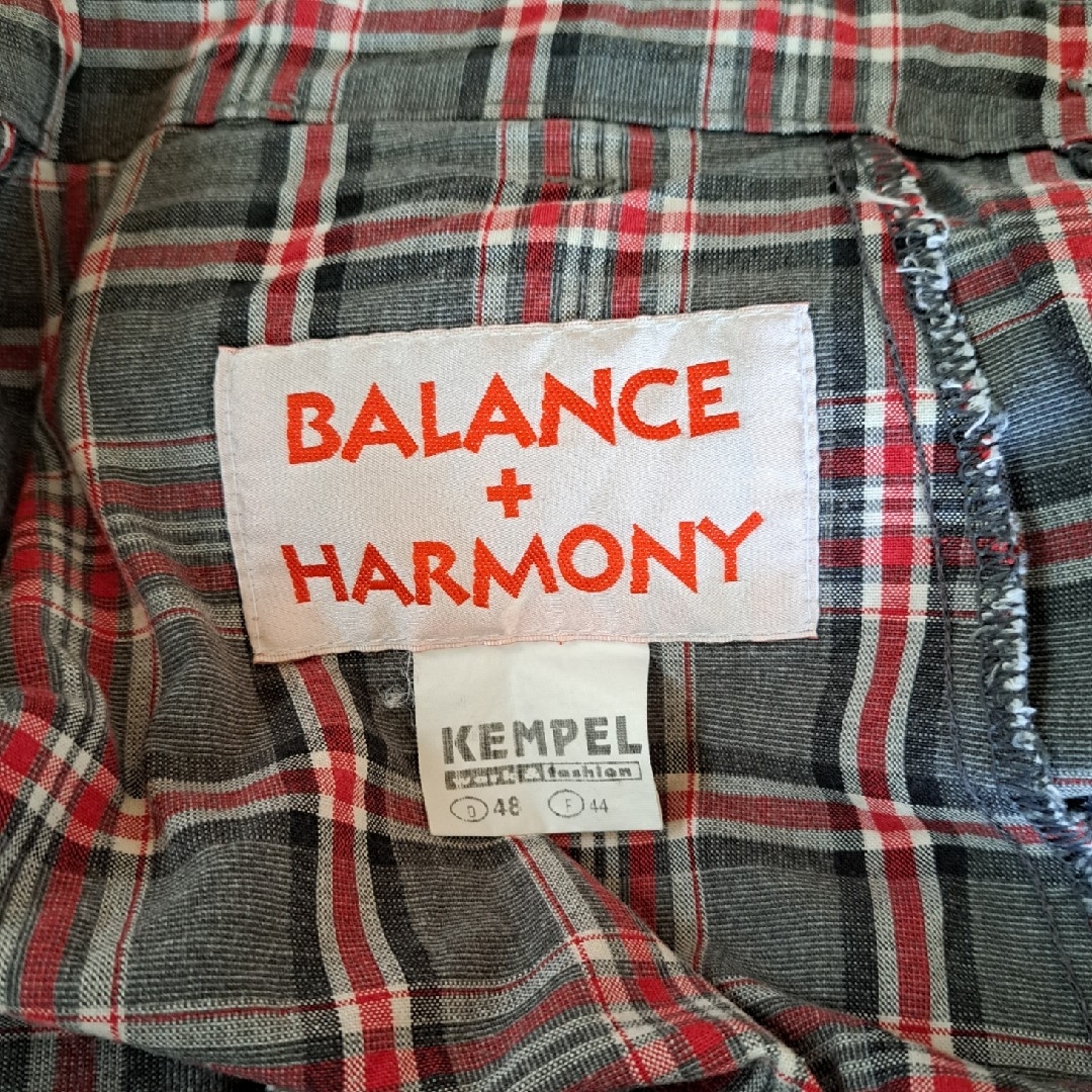 KEMPEL(ケンペル)のBALANCE+HARMONY バランスアンドハーモニー チェック パンツ メンズのパンツ(ショートパンツ)の商品写真