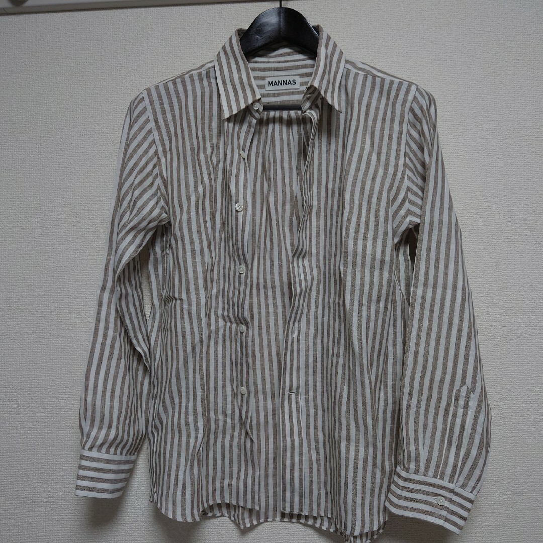 リネンチェックシャツ / MANNAS(マナス) ANSNAM メンズのトップス(シャツ)の商品写真