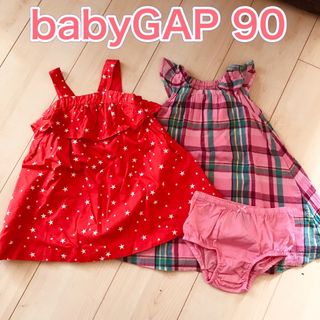 ベビーギャップ(babyGAP)のベビーギャップ　チュニック  ワンピース　90(ワンピース)