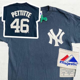 マジェスティック(Majestic)のKVF majestic 黒 ニューヨークヤンキース　NY46 Tシャツ(Tシャツ/カットソー(半袖/袖なし))