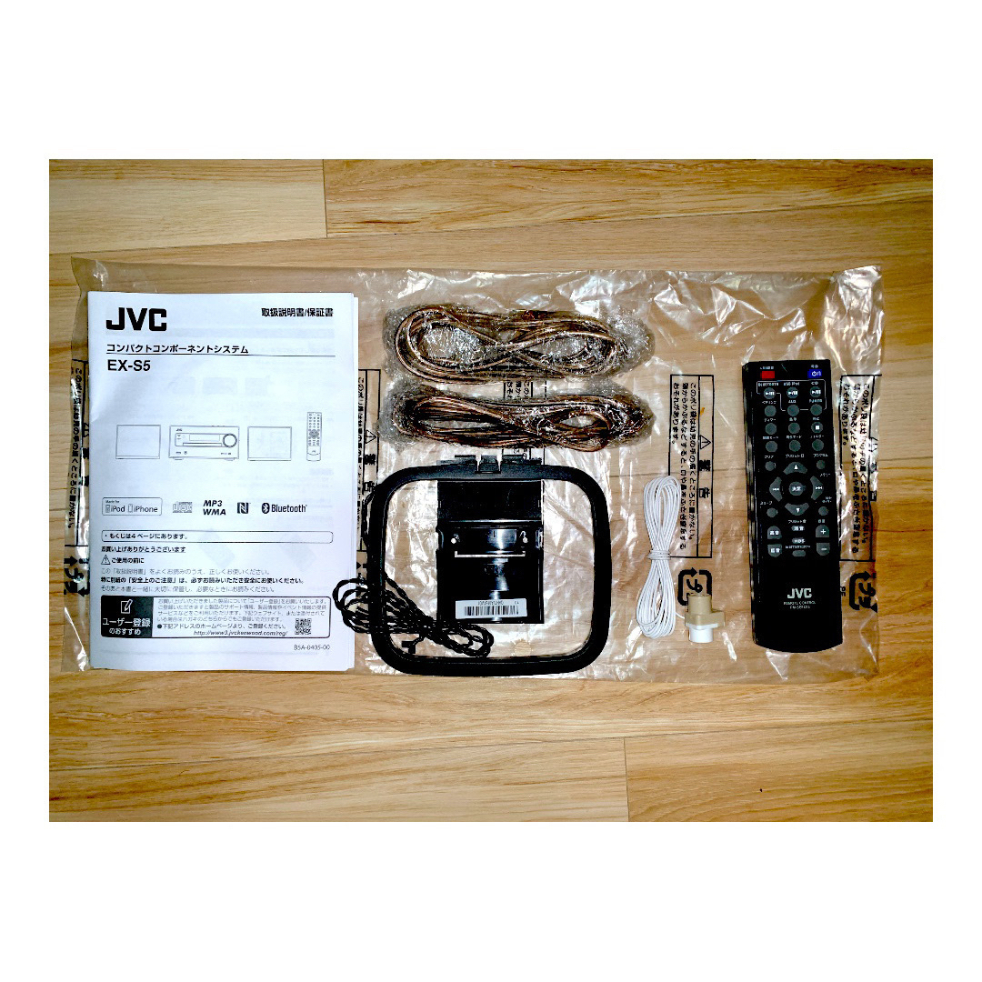 KENWOOD(ケンウッド)のJVCケンウッド コンパクトコンポーネントシステム ブラック EX-S5-B スマホ/家電/カメラのオーディオ機器(その他)の商品写真