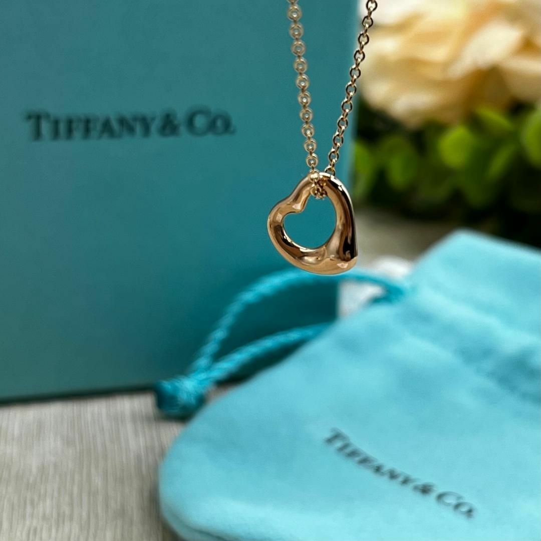 Tiffany ティファニー♡オープンハート ローズゴールド K18