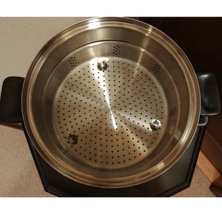 美品 ビタクラフト 5508 中蒸し器付き 両手鍋 | parceiraoatacadista