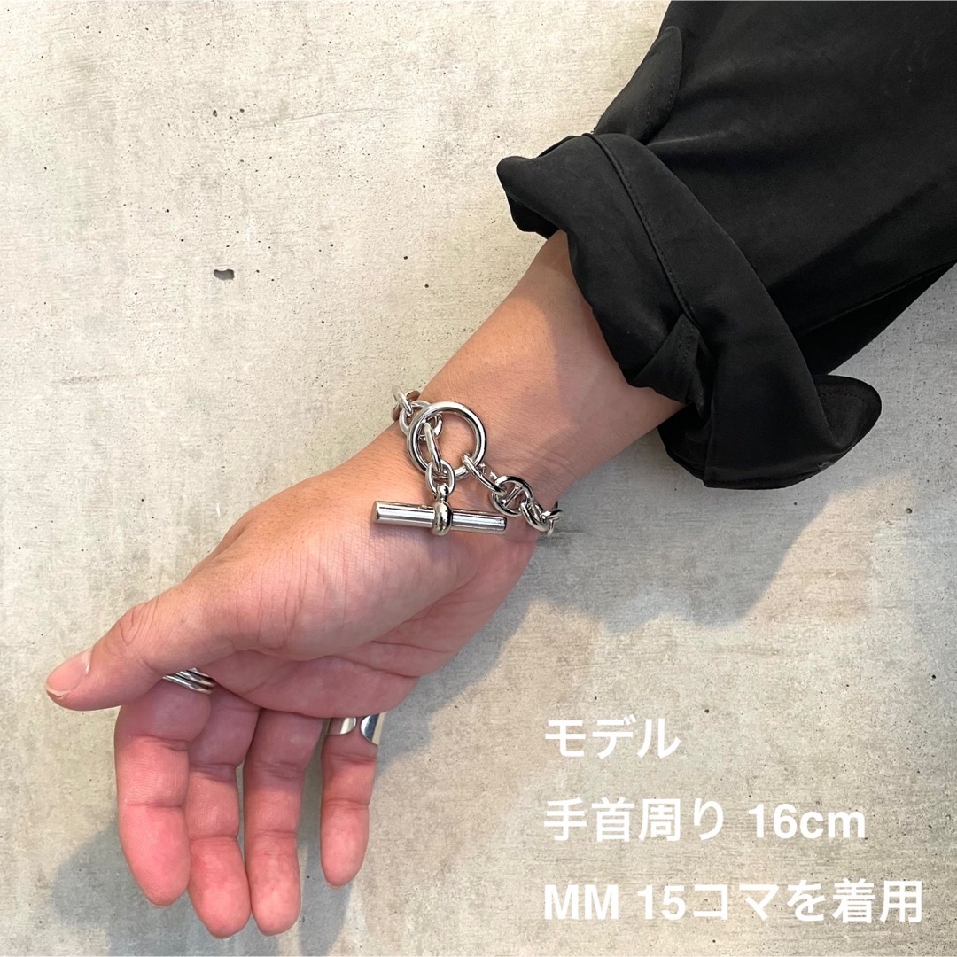 1ROOM TOKYO アンカーチェーンブレスレットMM メンズのアクセサリー(ブレスレット)の商品写真