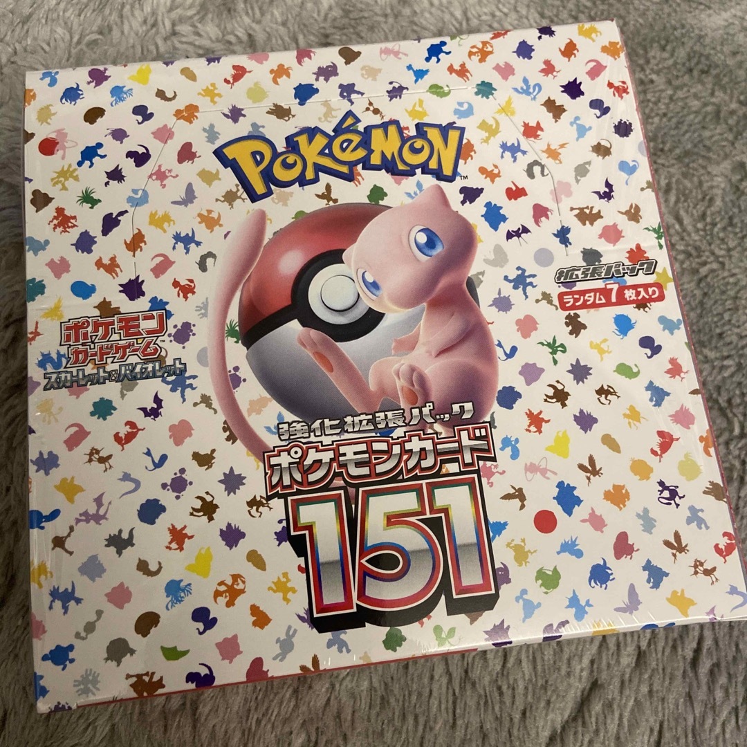 内祝い ポケモンカード151 新品未開封BOX 新品未開封 シュリンク付 BOX ...