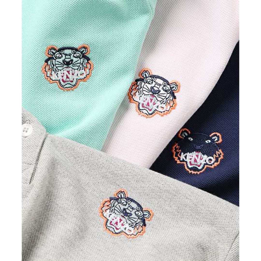 KENZO - kenzo polo dress ケンゾー トラ シャツ ワンピース L KENZO - kenzo polo dress ケンゾー トラ シャツ ワンピース L