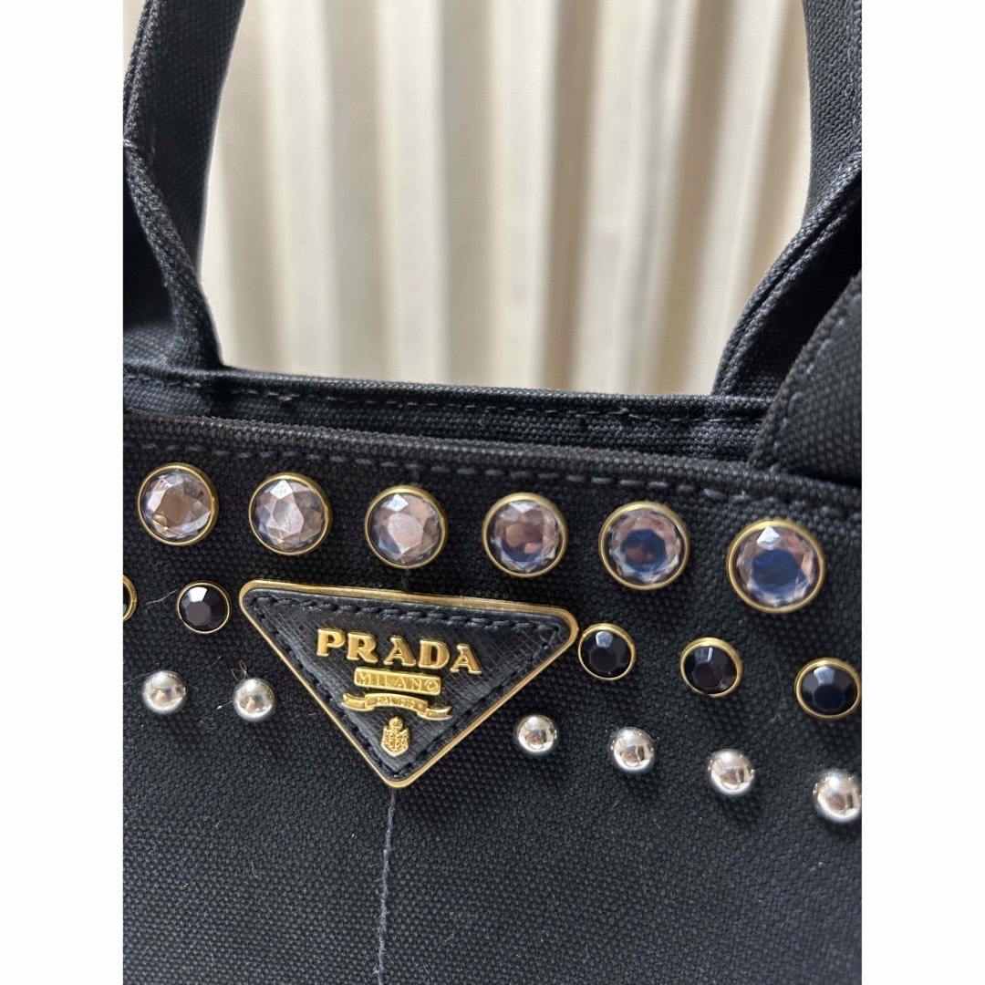 マラソン限定!ポイント5倍 【美品】PRADA プラダカナパ S 箱付き