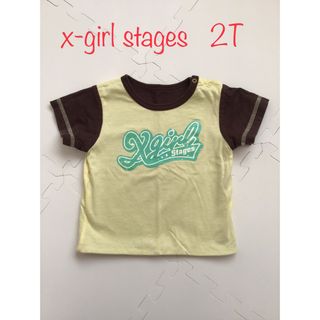 エックスガールステージス(X-girl Stages)の最終値下げ☆x-girl stages☆リバーシブルTシャツ2T90cm(Tシャツ/カットソー)