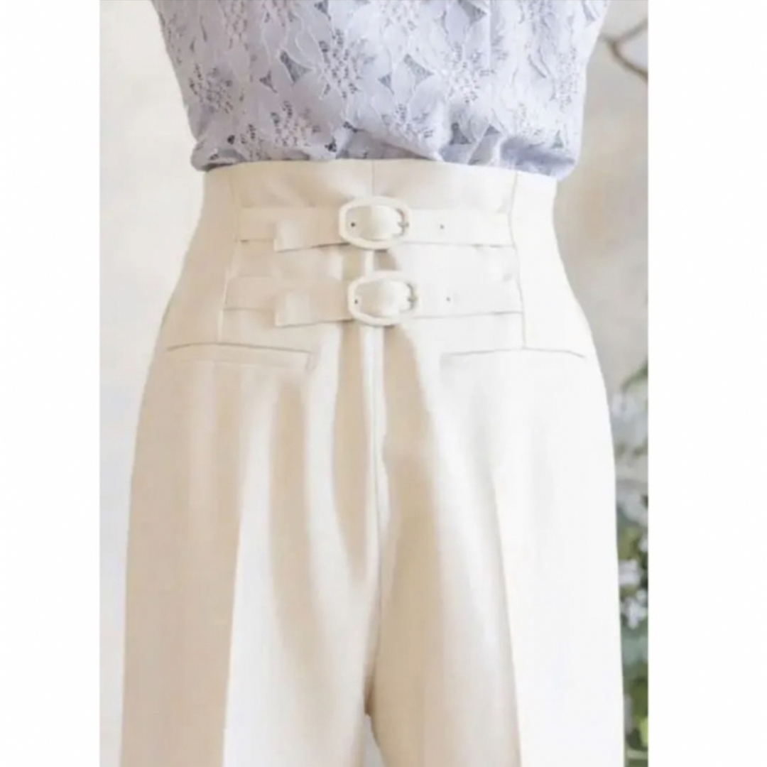 新品♡ herlipto Back Double Belted Pants