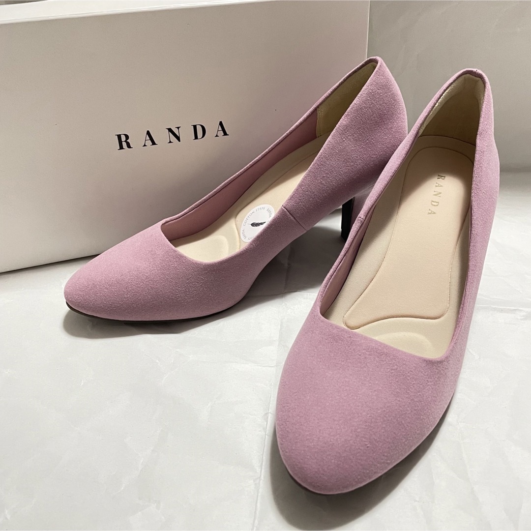 RANDA(ランダ)のRANDA ランダ ストレスフリー 走れる美脚パンプス 走れるパンプス 23cm レディースの靴/シューズ(ハイヒール/パンプス)の商品写真