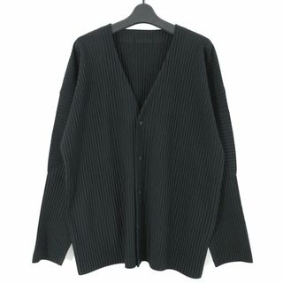 イッセイミヤケ メン 19AW プレスプリーツニットカーディガン