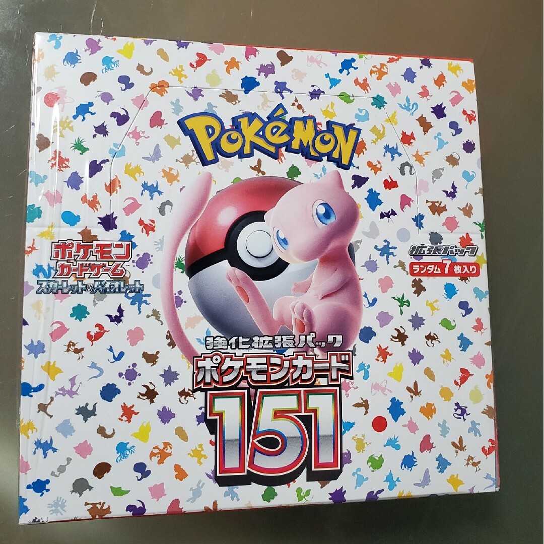 ポケモンカード151ボックス 1box シュリンク付き 新品未開封