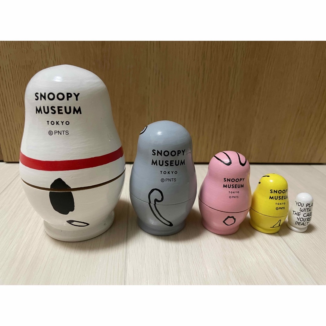 SNOOPY(スヌーピー)のスヌーピー　マトリョーシカ　snoopy museum エンタメ/ホビーのおもちゃ/ぬいぐるみ(キャラクターグッズ)の商品写真