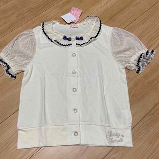 シャーリーテンプル(Shirley Temple)のシャーリーテンプル　カットソー　カーディガン　新品未使用　160(Tシャツ/カットソー)