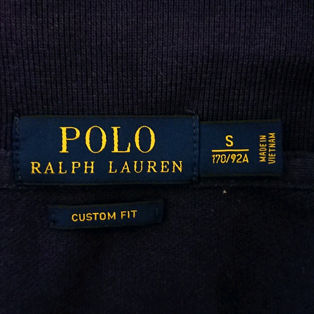 POLO RALPH LAUREN(ポロラルフローレン)のポロ ラルフローレン ワンポイント 刺繍 ロゴ ネイビー 半袖 ポロシャツ メンズのトップス(ポロシャツ)の商品写真