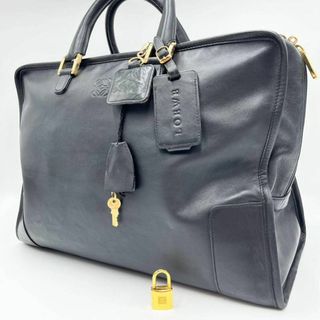 LOEWE - 極美品 ロエベ アナグラム エンボスロゴ ビジネスバッグ 本革